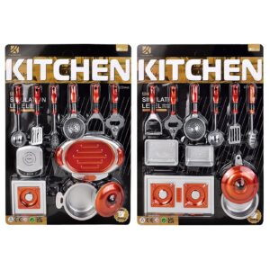 Κουζινικα νέο σετ σε Καρτέλα 31x43x4cm ToyMarkt 971344