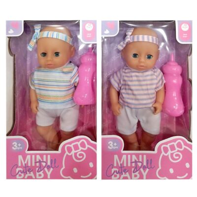 Μωρό 22cm με Μπιμπερό 13x23x7cm ToyMarkt 98260