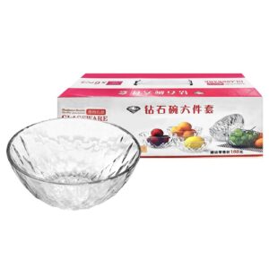 Μπωλ Γυάλινο με Ανάγλυφα Σχέδια ø12x5.5cm Homie 100125