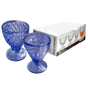 Μπωλ Κολωνάτα Χρωματιστά 6τεμ 13x9cm  220ml Homie 1001952