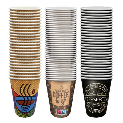 Ποτήρι Χάρτινο 8oz 50τεμ 9x8cm 240ml (8oz) Homie 1001968