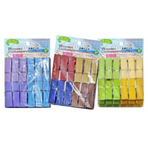 Μανταλάκια Ξύλινα Μικρά πακ=24τεμ 4,5cm Homie 1002143