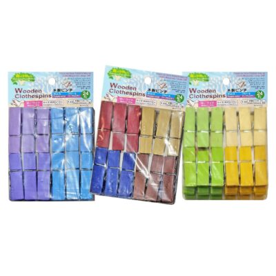 Μανταλάκια Ξύλινα Μικρά πακ=24τεμ 4,5cm Homie 1002143