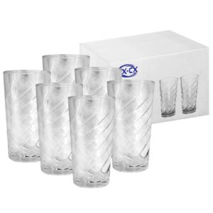 Ποτήρι Ανάγλυφο Σχέδιο 12,8x7,2cm 300ml Homie 1002155