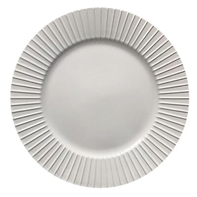 Πιάτο Γλυκού Πορσελάνης με Ανάγλυφα Σχέδια 20cm Homie 1002165