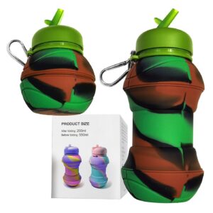 Παγούρι Σιλικόνης Πτυσσόμενο Μπάλα 550ml Homie 1002172