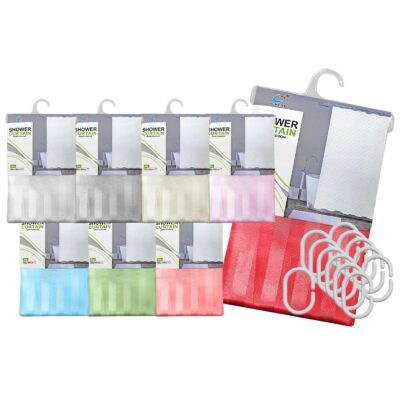 Κουρτίνα Μπάνιου Μονόχρωμη Υφασμάτινη 180x180cm Homie 1011100