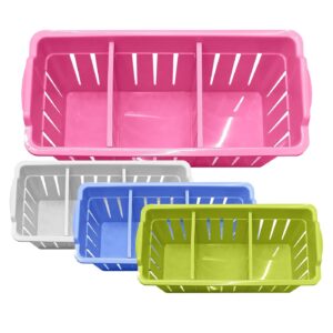 Καλάθι Αποθήκευσης Μικρό με 2 Χωρίσματα 26x12x9,5cm Homie 1011150