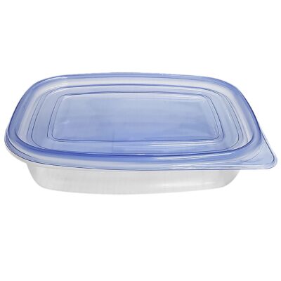 Δοχείο Τροφίμων Πλαστικό Μπλε 1l 22x16,5x5cm 1L Homie 101706