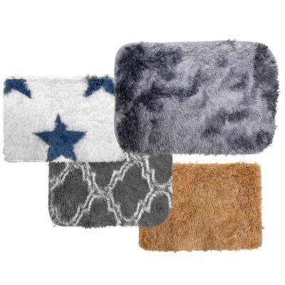 Χαλάκι Μπάνιου Μοκέτα Μαλλιαρή 60x40cm Homie 1011003