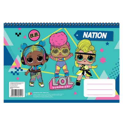 Μπλοκ Ζωγραφικής 32φ lol 17x25cm LOL