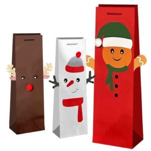 Άγιος Φιγούρα Βάζο Γλυκών με Πόδια 32x ø12cm Xmasfest 1133734