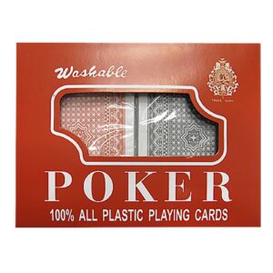 Τράπουλα Διπλή Πλαστική σετ=2τεμ  Homie 116386