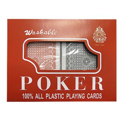 Τράπουλα Διπλή Πλαστική σετ=2τεμ  Homie 116386