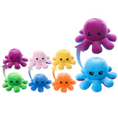 Χταπόδι Λούτρινο Αντιστρεπτό-Octopus Reversible 20cm Homie 116862