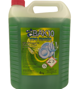Βακ 10 Υγρο Πιατων Με Αρωμα Λεμονι 4lt