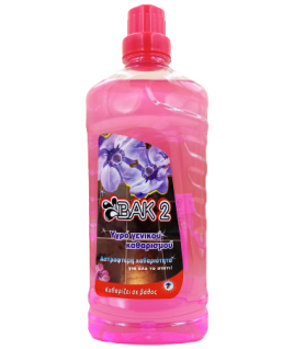 Βακ 2 Υγρό Γενικού Καθαρισμού Με Άρωμα Floral 1lt