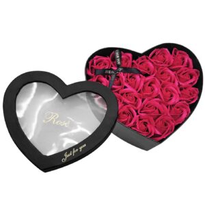 22-3042.jpg Κουτί Καρδιά με 20 Τριαντάφυλλα 22x20x10cm Homie 423062