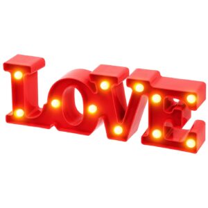 22-3092.jpg Love Επιτραπέζιο Διακοσμητικό 10Led 30x10,5x4cm Homie 423112