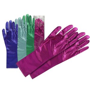 Γάντια Γυαλιστερά Μακριά 40cm Carnavalista 231473