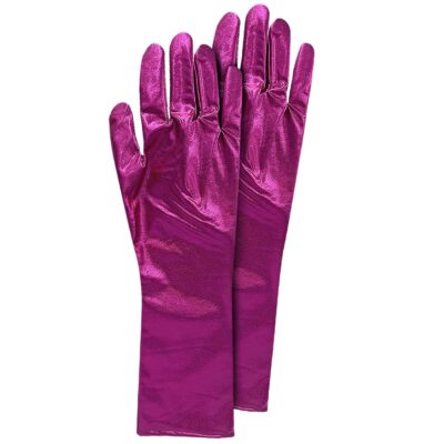 Γάντια Γυαλιστερά Μακριά 40cm Carnavalista 231473