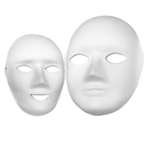 Μάσκα Λευκή Χειροτεχνίας 24x19cm Carnavalista 231646