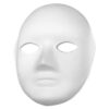 Μάσκα Λευκή Χειροτεχνίας 24x19cm Carnavalista 231646