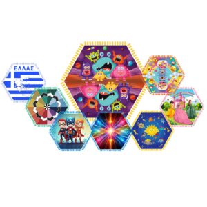 Αετός Χάρτινος Κομπλέ 1m Carnavalista 23203