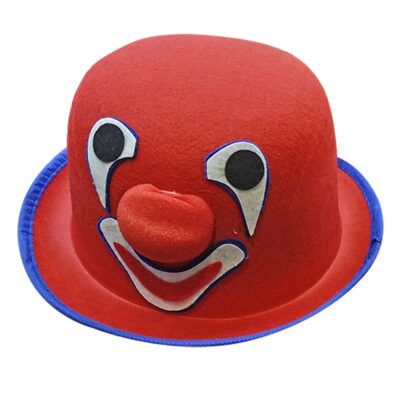 Καπέλο Ημίψηλο Στρογγυλό με Σχέδια Κλόουν 23x28x10cm Carnavalista 231927