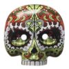 Μάσκα Νεκροκεφαλή με Λουλούδια 17x17cm Carnavalista 231928