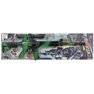 Όπλο Σπινθηροβόλο Πρασινόμαυρο 68x20cm Carnavalista 231939