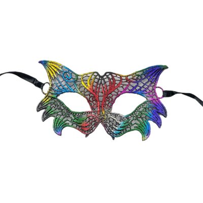Μάσκα Δαντέλα Ουράνιο Τόξο  Carnavalista 231993
