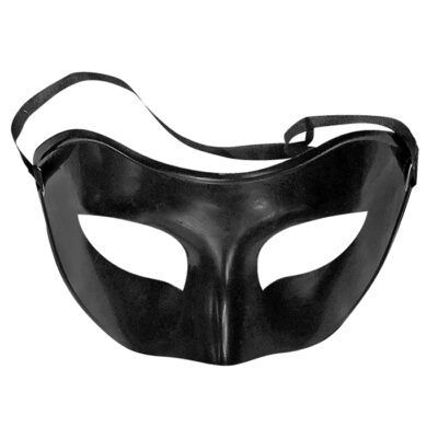 Μάσκα Κοκάλινη Ασημί-Μαύρη ματ  Carnavalista 232133