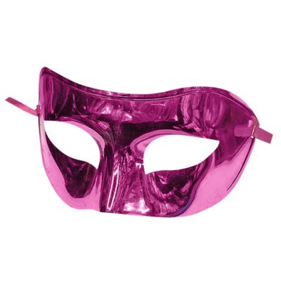 Μάσκα Κοκάλινη Μονόχρωμη Γυαλιστερή 17x9cm Carnavalista 232157