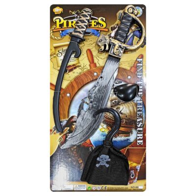 Σετ Πειρατή 4τεμ 57x29cm Carnavalista 232250