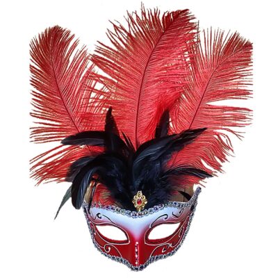 Μάσκα Βενετσιάνικη με Φτερά 25cm Carnavalista 232260