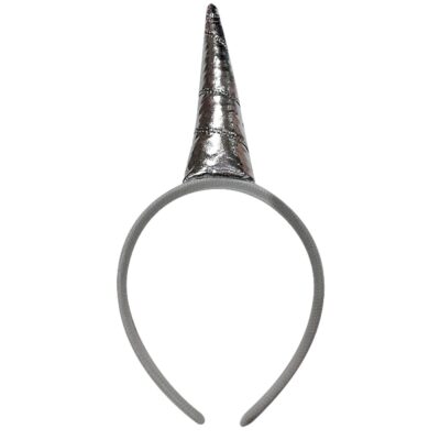 Στέκα Μονόκερος Ασημί 27x11cm Carnavalista 232267