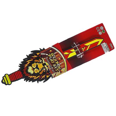 Σπαθί με Λιοντάρι Μαλακό 43x12cm Carnavalista 232326