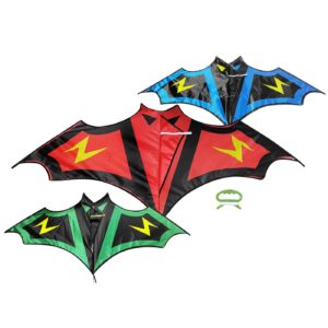 Αετός Πολυεστερικός Νυχτερίδα με Αστραπές 140x55cm Carnavalista 232333