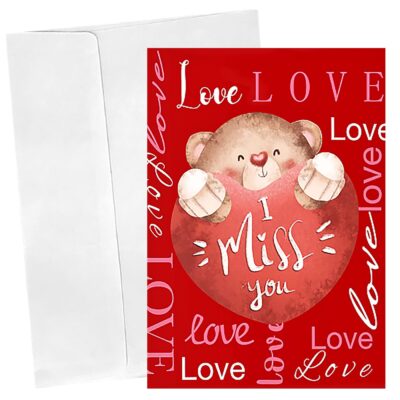 Κάρτα Ευχετήρια με Καρδιές Κάρτα: 23,5x17cm Carnavalista 232341