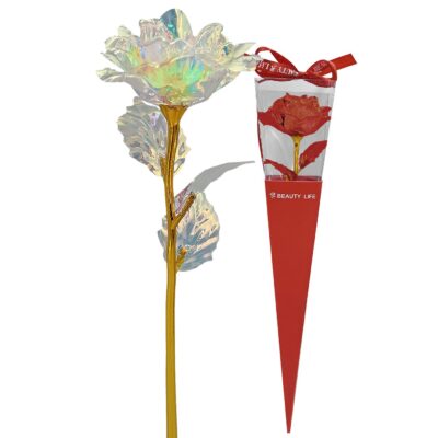 Τριαντάφυλλο με φως σε Κουτί 36cm Carnavalista 232371