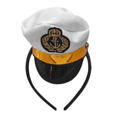 Στέκα Καπέλο Καπετάνιου Καπελάκι=12x11cm Carnavalista 232395