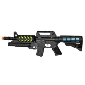 3-2412.jpg Όπλο Μπαταρίας με φως & ήχο 49x16cm Carnavalista 232432