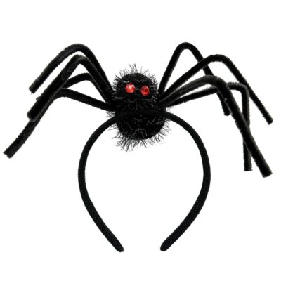 Στέκα Μαύρη Μεγάλη Αράχνη 16x20cm Carnavalista 232562