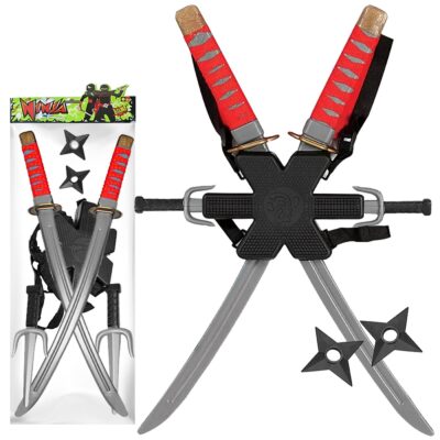 Νίντζα σετ Πλάτης=7 τεμ 68x25,5cm Carnavalista 232563