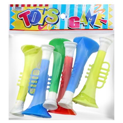 Καραμούζες Πλαστικές Μικρές σετ 6 τεμ 9cm Carnavalista 232568