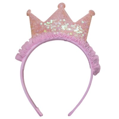 Στέκα Κορώνα με Πούλιες & Τούλι 21x15cm Carnavalista 232604