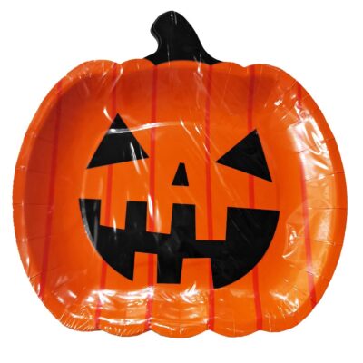 Πιάτα Χάρτινα Halloween Σετ=12 τεμ ø22cm Carnavalista 232671