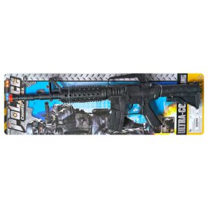 3-2665.jpg Περίστροφο Μαύρο Σπινθηροβόλο 53x16cm Carnavalista 232685