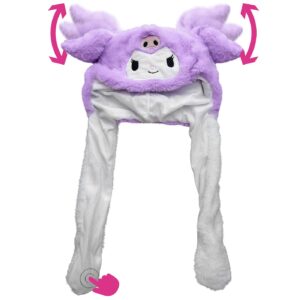 Σκούφος μωβ Γάτα με Αυτιά και Κίνηση 50x26cm Carnavalista 232697